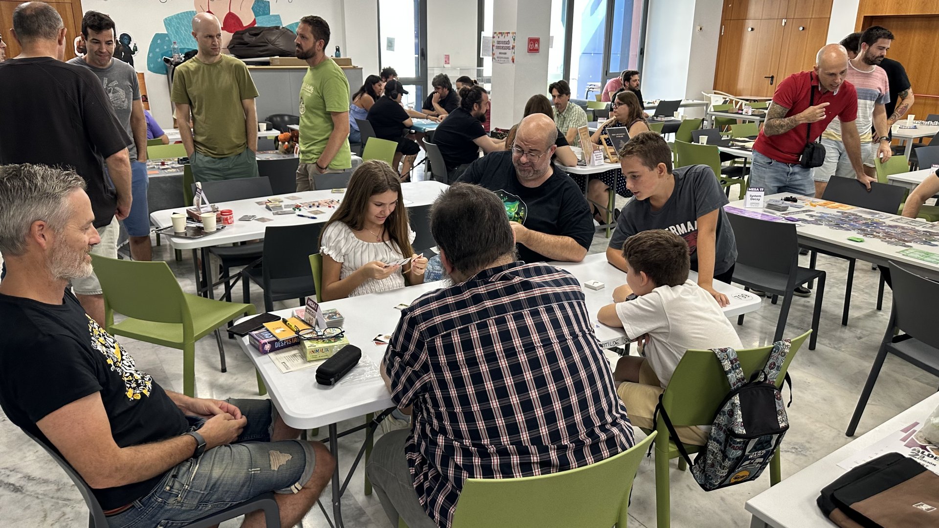 Pausa para el catering